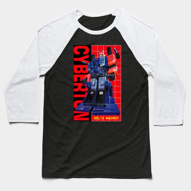 Diaclone Ultra Magnus Baseball T-Shirt by Draconis130